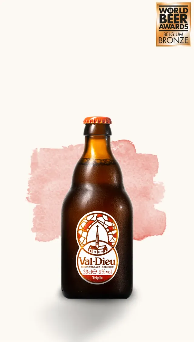 Val-Dieu Tradition Triple 9% birra d'abbazia 33 cl bionda