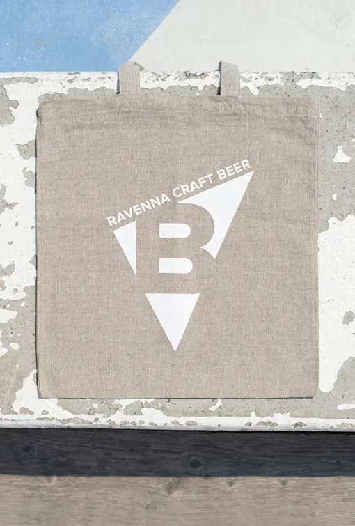 Birra Bizantina shopper in cotone logo birrificio