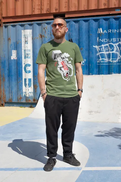 Birra Bizantina Corsini t-shirt uomo logo