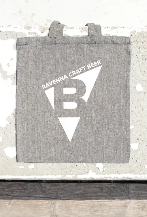 Birra Bizantina shopper in cotone logo birrificio
