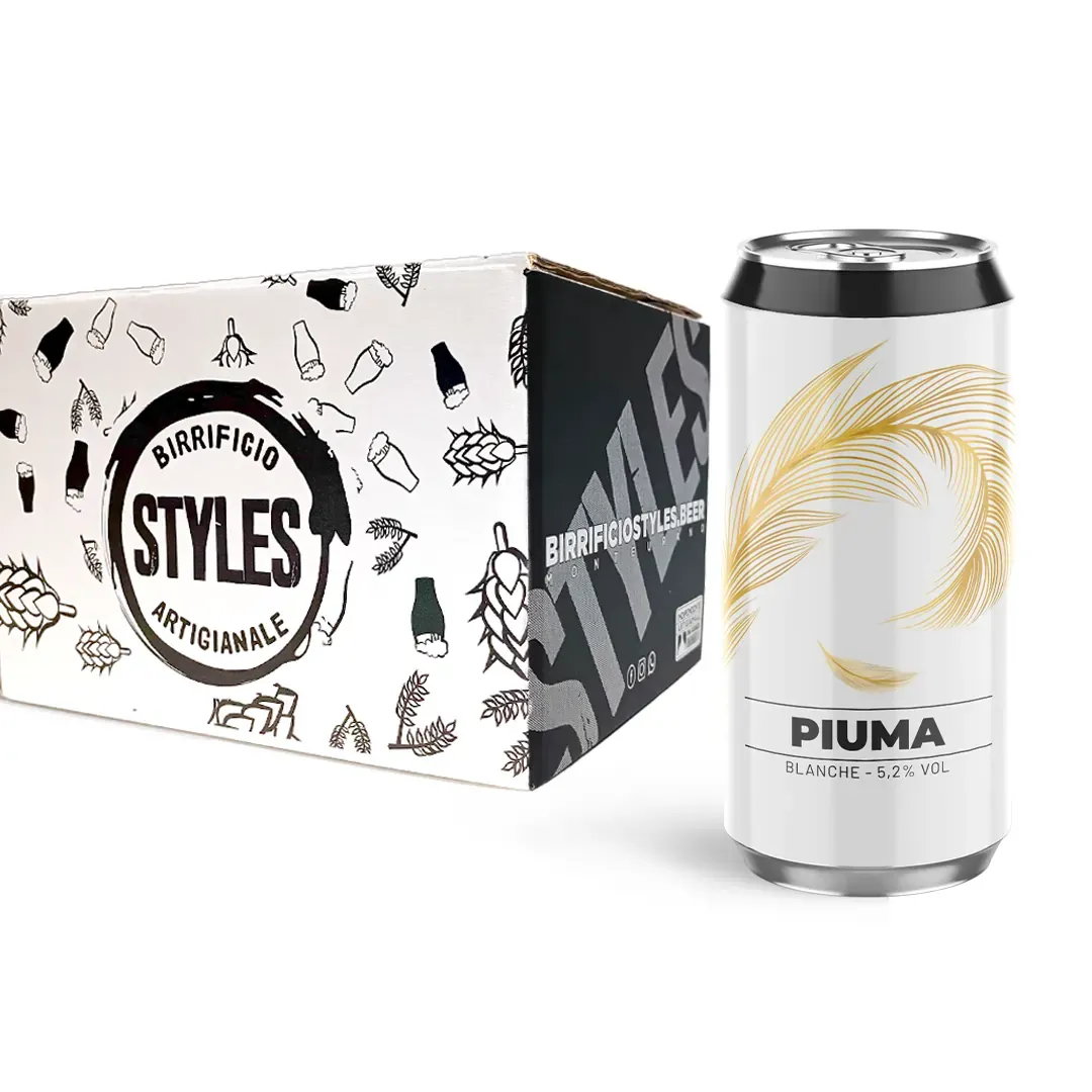 Styles Piuma birra in lattina blanche agrumata