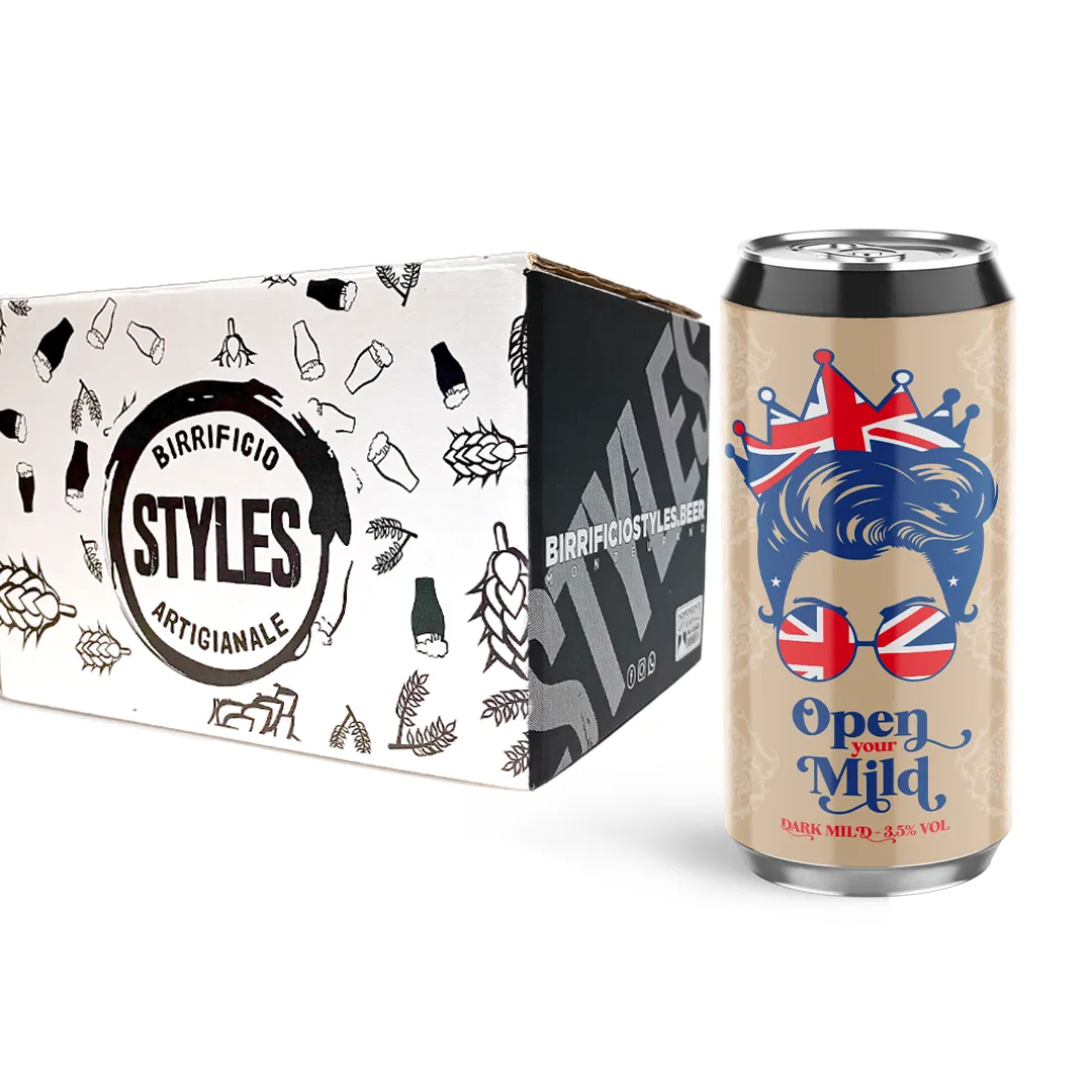 Styles Open Your Mild Dark Mild birra scura caramello lattina