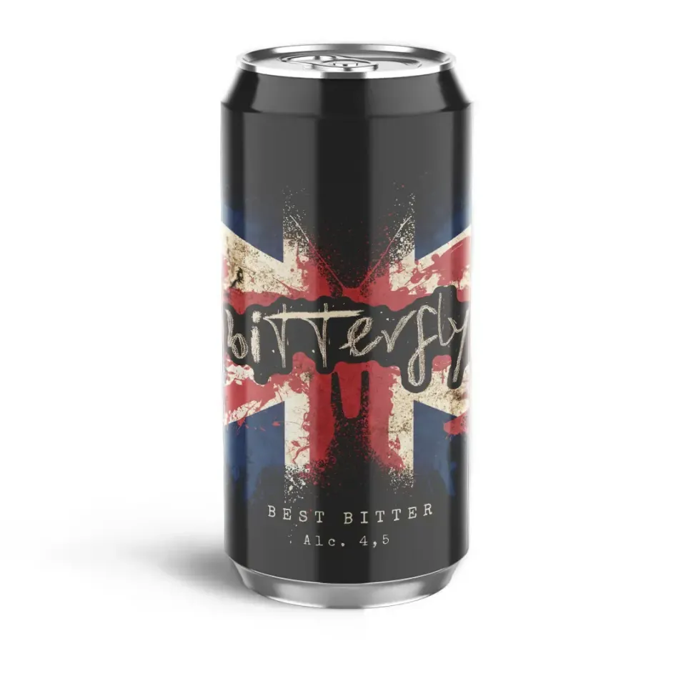 Styles Bitterfly birra in lattina Best Bitter ramata