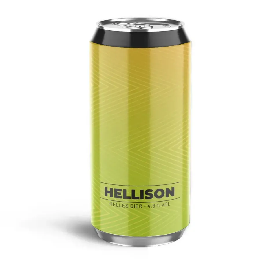 Styles Hellison Helles birra lager in lattina bionda