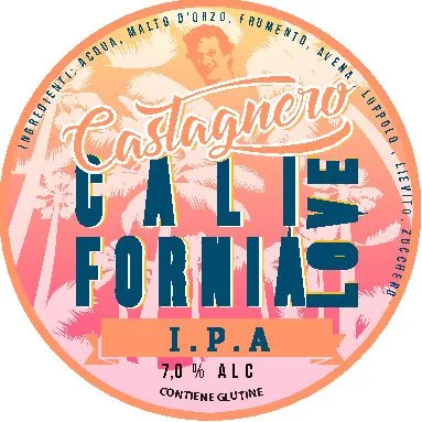 Birrificio Castagnero California Love IPA birra 50 cl agrumata