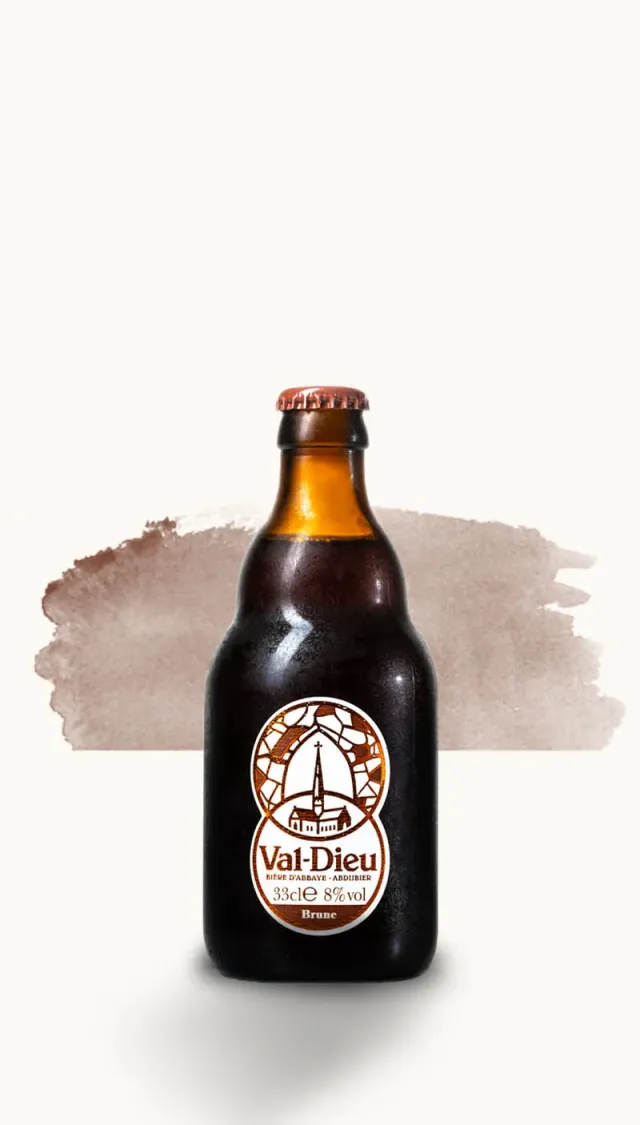 Val-Dieu Brune 8% birra artigianale scura