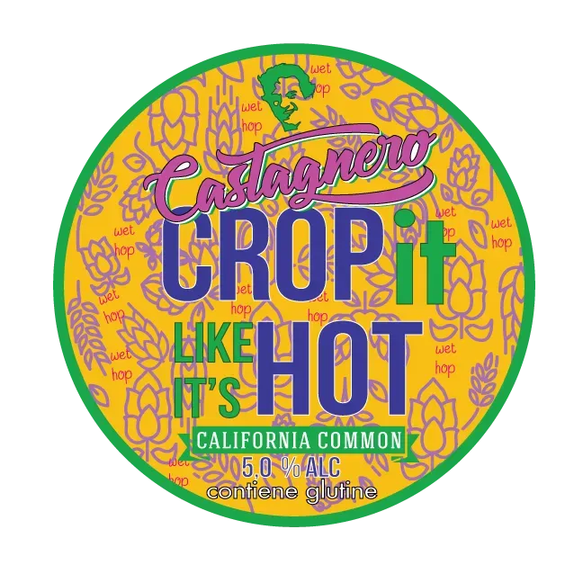 Birrificio Castagnero Crop It California Common birra 50 cl floral