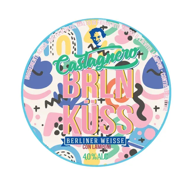 Birrificio Castagnero Brln Küss birra 12x33cl lampone acida