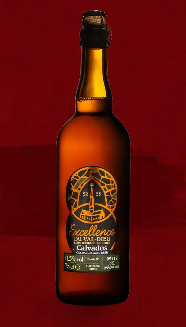 Val-Dieu Excellence 2025 birra Calvados 11,5% annata