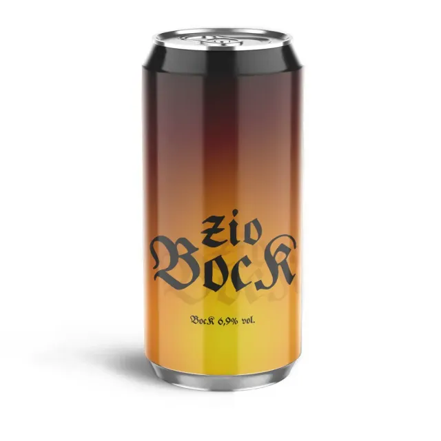 Styles Zio Bock birra in lattina 33 cl bock ramata