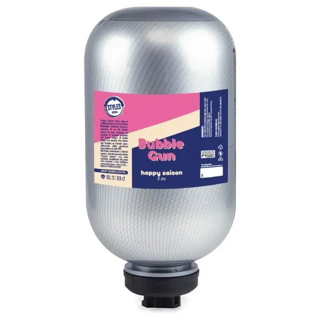 Styles Bubble Gun Hoppy Saison minikeg 8% speziata